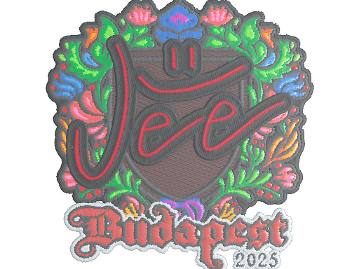 Sticker | Jee (Embroidered) | Budapest 2025