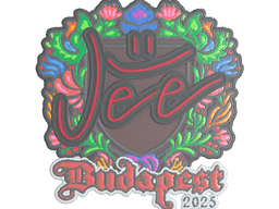 Sticker | Jee (Embroidered) | Budapest 2025