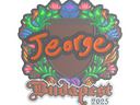 Sticker | jeorge (Embroidered) | Budapest 2025
