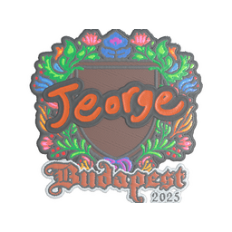 jeorge (Embroidered) | Budapest 2025