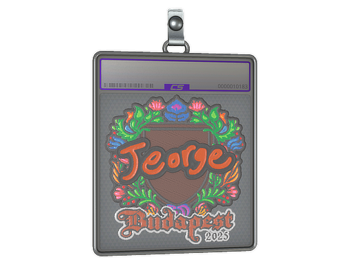 Sticker Slab | jeorge (Embroidered) | Budapest 2025
