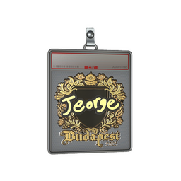 Sticker Slab | jeorge (Gold) | Budapest 2025