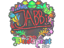Sticker | jabbi (Holo) | Budapest 2025