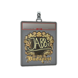 Sticker Slab | jabbi (Gold) | Budapest 2025