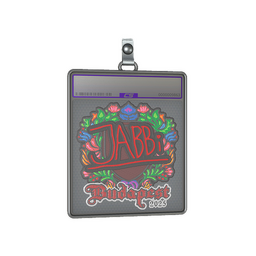 Sticker Slab | jabbi (Embroidered) | Budapest 2025
