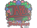 Sticker | jabbi (Embroidered) | Budapest 2025