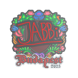 jabbi (Embroidered) | Budapest 2025