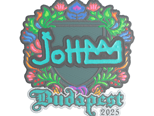Sticker | jottAAA (Embroidered) | Budapest 2025