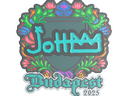 Sticker | jottAAA (Embroidered) | Budapest 2025