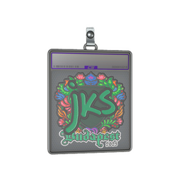 Sticker Slab | jks (Embroidered) | Budapest 2025