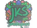 Sticker | jks (Embroidered) | Budapest 2025