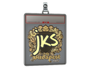 Sticker Slab | jks (Gold) | Budapest 2025