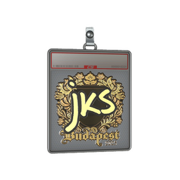 Sticker Slab | jks (Gold) | Budapest 2025