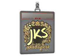Sticker Slab | jks (Gold) | Budapest 2025