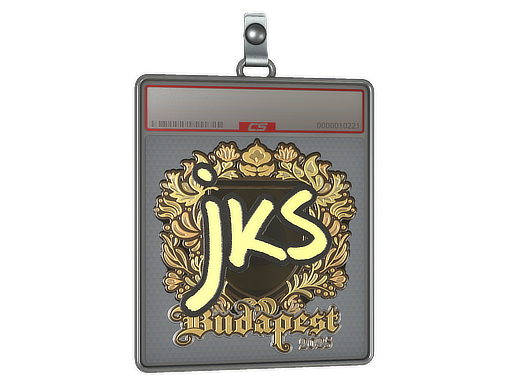 Sticker Slab | jks (Gold) | Budapest 2025