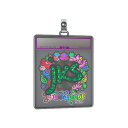 Sticker Slab | jks (Holo) | Budapest 2025