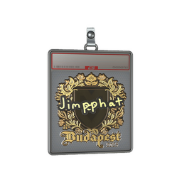 Sticker Slab | Jimpphat (Gold) | Budapest 2025