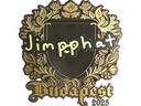 Sticker | Jimpphat (Gold) | Budapest 2025
