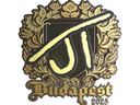 Sticker | JT (Gold) | Budapest 2025