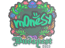 Sticker | m0NESY (Embroidered) | Budapest 2025