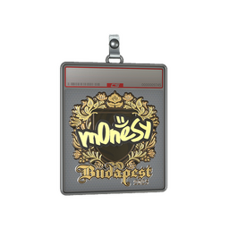 Sticker Slab | m0NESY (Gold) | Budapest 2025