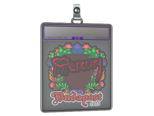 Sticker Slab | Mercury (Embroidered) | Budapest 2025