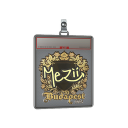 Sticker Slab | mezii (Gold) | Budapest 2025
