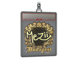 Sticker Slab | mezii (Gold) | Budapest 2025