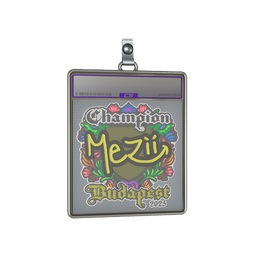 Sticker Slab | mezii (Embroidered, Champion) | Budapest 2025