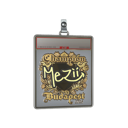 Sticker Slab | mezii (Gold, Champion) | Budapest 2025