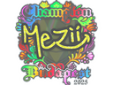 Sticker | mezii (Holo, Champion) | Budapest 2025