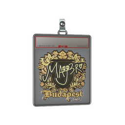 Sticker Slab | MAJ3R (Gold) | Budapest 2025