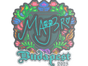 Sticker | MAJ3R (Embroidered) | Budapest 2025