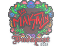 Sticker | Maka (Embroidered) | Budapest 2025