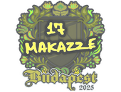 Наклейка | makazze | Будапешт-2025