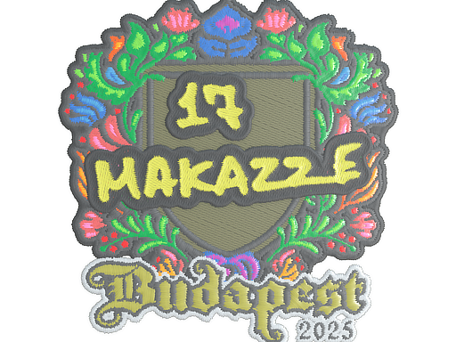 Sticker | makazze (Embroidered) | Budapest 2025