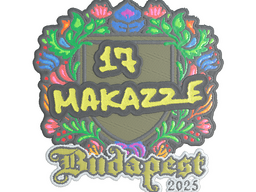 Sticker | makazze (Embroidered) | Budapest 2025