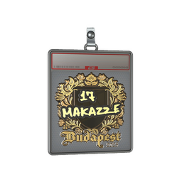Sticker Slab | makazze (Gold) | Budapest 2025