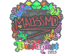 Sticker | malbsMd (Holo) | Budapest 2025