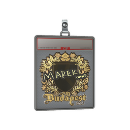 Sticker Slab | Marek (Gold) | Budapest 2025