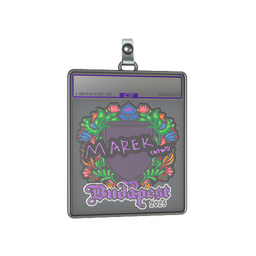 Sticker Slab | Marek (Embroidered) | Budapest 2025