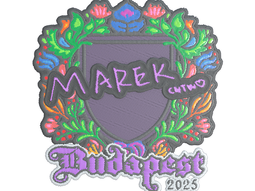 Sticker | Marek (Embroidered) | Budapest 2025