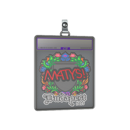 Sticker Slab | MATYS (Embroidered) | Budapest 2025