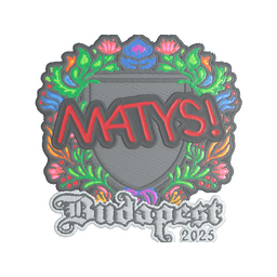 MATYS (Embroidered) | Budapest 2025