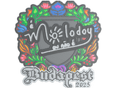 Наклейка | molodoy (вышитая) | Будапешт-2025