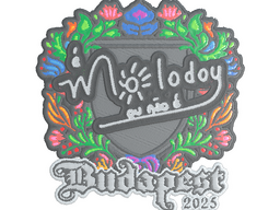 Sticker | molodoy (Embroidered) | Budapest 2025