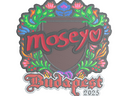 Sticker | Moseyuh (Embroidered) | Budapest 2025
