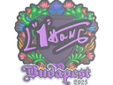 Sticker | L1haNg (Embroidered) | Budapest 2025