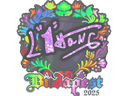 Sticker | L1haNg (Holo) | Budapest 2025