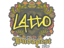 Sticker | latto | Budapest 2025